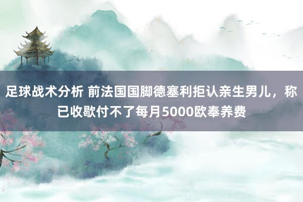 足球战术分析 前法国国脚德塞利拒认亲生男儿，称已收歇付不了每月5000欧奉养费