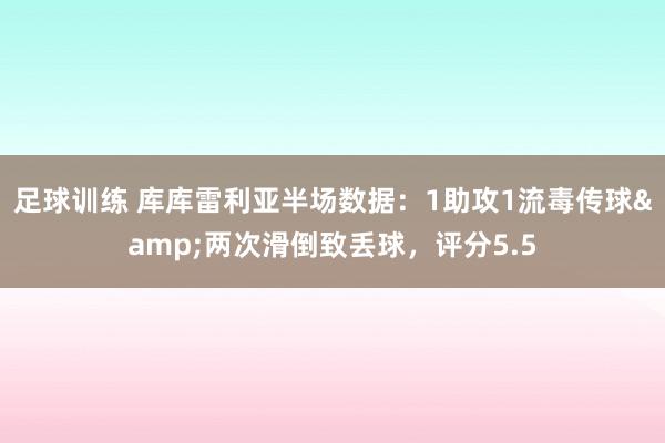 足球训练 库库雷利亚半场数据：1助攻1流毒传球&两次滑倒致丢球，评分5.5