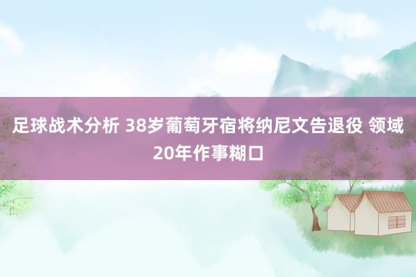 足球战术分析 38岁葡萄牙宿将纳尼文告退役 领域20年作事糊口